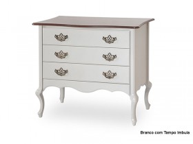 Comoda Luiz XV Vienna 03 Gavetas 1.09 m Comoda Luiz XV Vienna 03 Gavetas 1.09 m